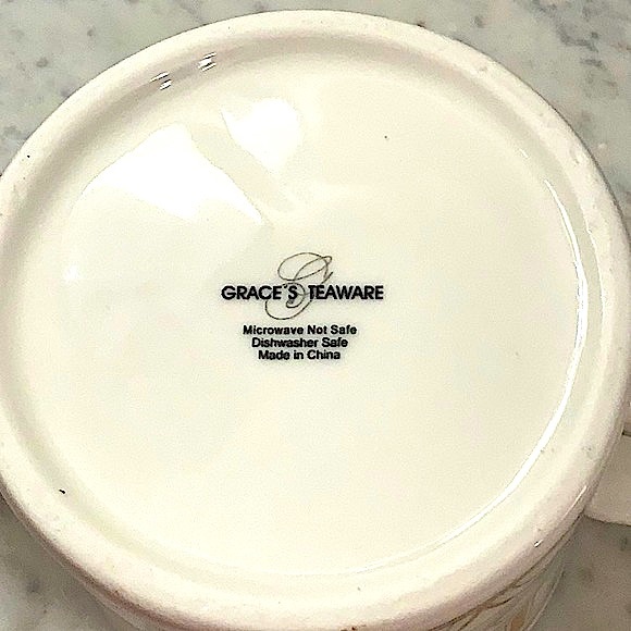 GRACES TEAWARE TEAPOT AND LID GOLD ARCHITECTURAL DESIGN PORCELAIN 4 CUPS NEW - Picture 8 of 8